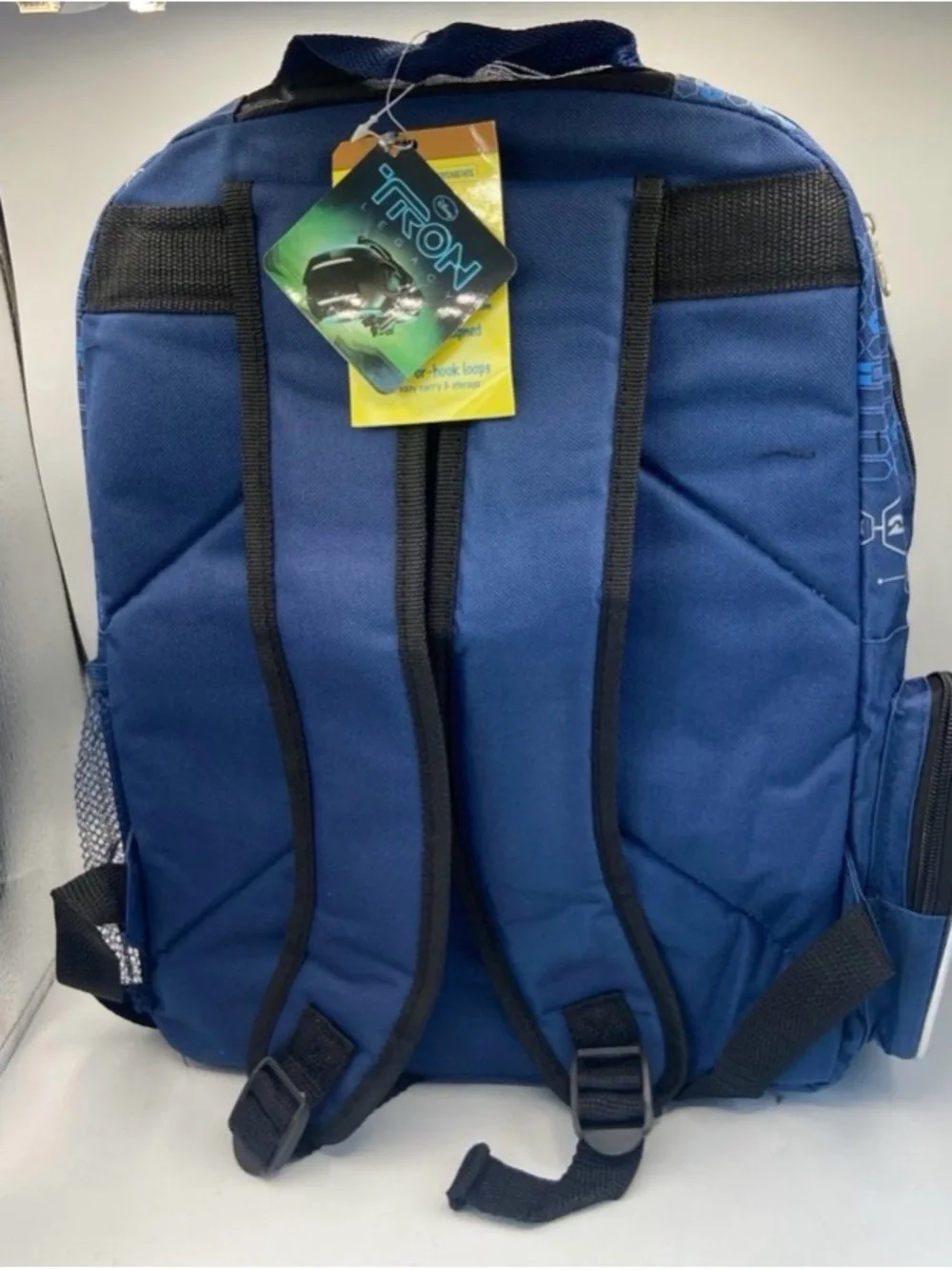 Disney -TRON- Large Reinforced School Backpack 16”Hx 12”Wx 6”D